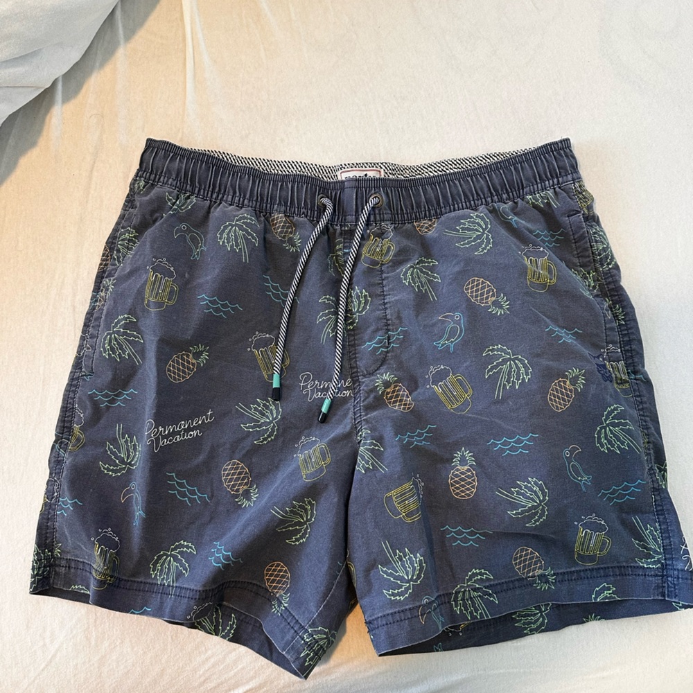 Men's Party Pants Blue Swim Shorts